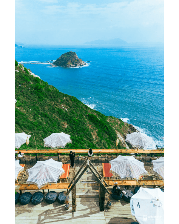 深圳西涌270°海景懸崖Cafe爆紅☕🌊仲可順便打卡絕美天文台白色棧道❗