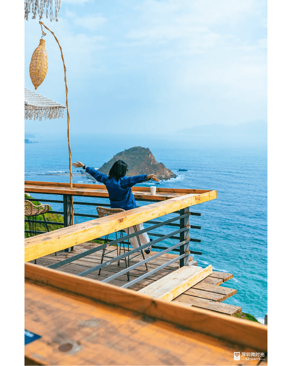 深圳西涌270°海景懸崖Cafe爆紅☕🌊仲可順便打卡絕美天文台白色棧道❗