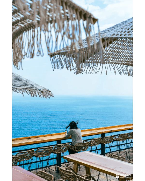 深圳西涌270°海景懸崖Cafe爆紅☕🌊仲可順便打卡絕美天文台白色棧道❗