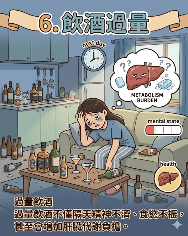 放假後感覺更攰❓10大最常見透支健康行為😰報復性追劇後可用「1方法」護眼