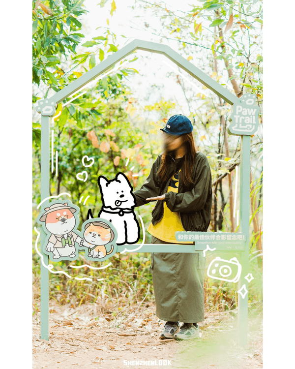 深圳羅湖首條寵物友善郊野徑🐶🌿2km全柔軟土路💚啱晒帶毛孩子北上行山放電🐕