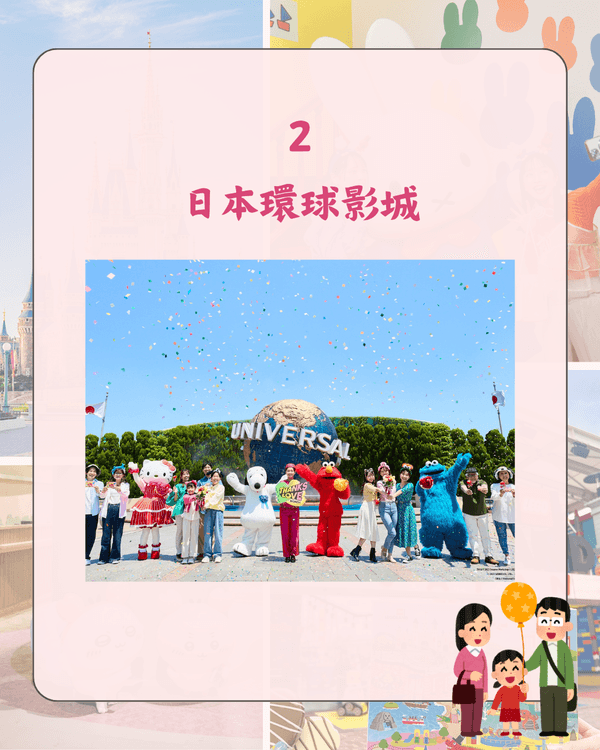 日本主題樂園人氣排名Top 10出爐🏆超人氣Chiikawa Park三甲不入❗️第3名新開幕必去🔥