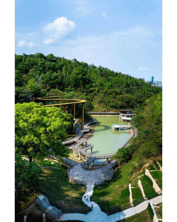 深圳龍崗南灣郊野公園未開先爆紅🌳湖畔棧道打卡一流📸仲有超大兒童樂園任玩🎡❗️