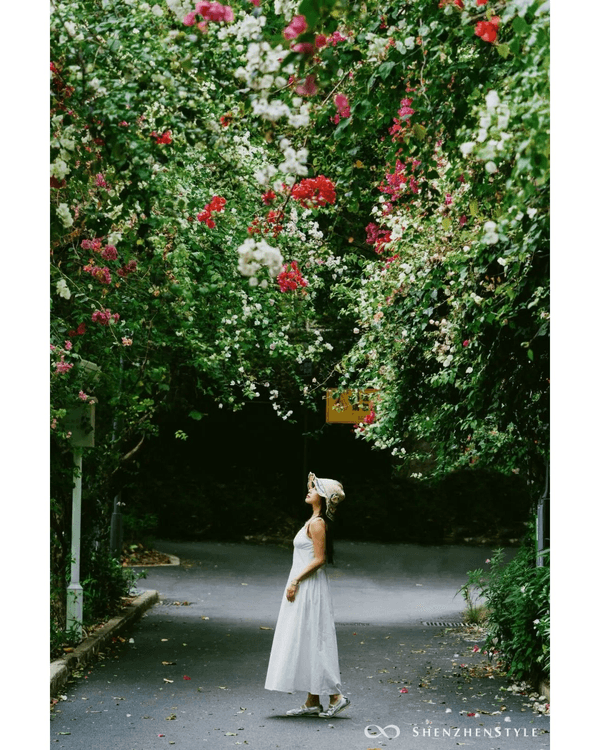 深圳花海浪漫Color Walk路線💐漫步1.5km花海大道🌸打卡園博園粉色花瀑✨