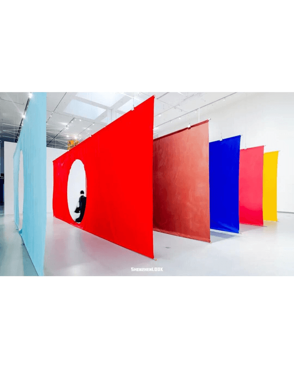 深圳蛇口杜尚獎大師互動藝術展🎨5米巨型布幕＋舞蹈劇場極夢幻💙多個打卡位同作品互動✨