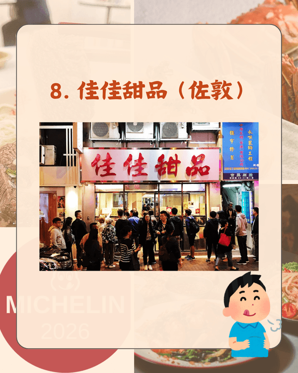 2026香港米芝蓮必比登10大人氣餐廳🍜九記牛腩得第2❗️冠軍「呢間」實至名歸🤩