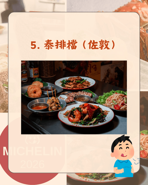 2026香港米芝蓮必比登10大人氣餐廳🍜九記牛腩得第2❗️冠軍「呢間」實至名歸🤩