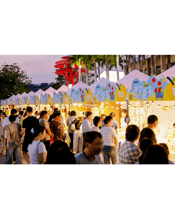 深圳歡樂海岸夏日市集🌊40+攤位➕️夜間音樂會勁chill✨海洋館打卡唯美水母必去🪼