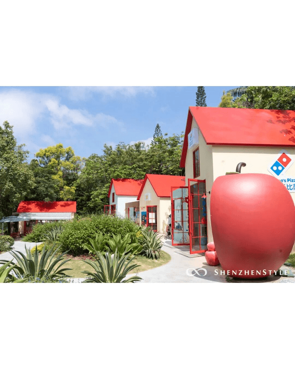 深圳福田6大公園Cafe打卡指南🌳蘋果小屋勁可愛🍎全白玻璃屋放鬆必去✨