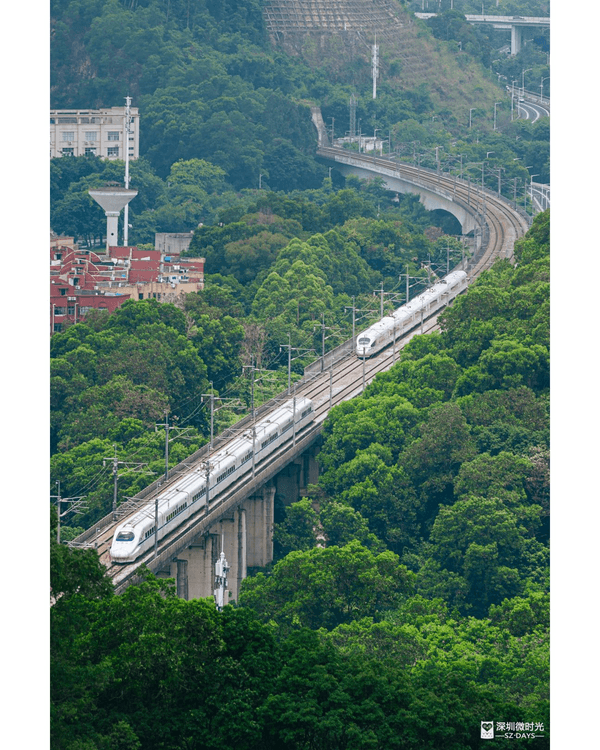 深圳龍崗驚現「紐約Vessel」？📸三聯郊野公園睇空中棧道日落+近距離追高鐵🚄