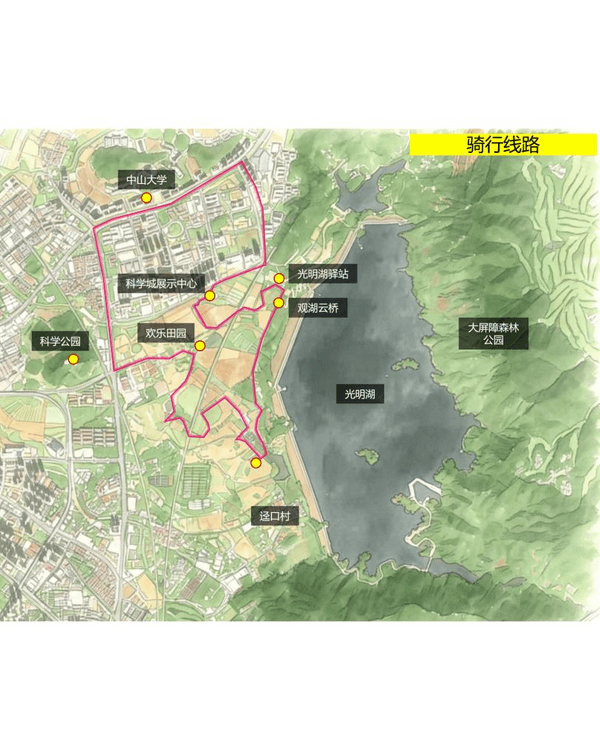 深圳光明天青色觀湖雲橋開放🏞️20km環湖行山徑必打卡！仲有單車路+新國際美術館🚲