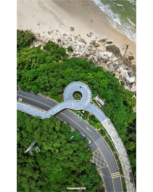 深圳大鵬溪涌薄荷海Citywalk攻略🌊4.35km海岸綠道🚶‍♀️打卡日劇感紅白燈塔