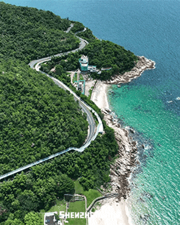 深圳大鵬溪涌薄荷海Citywalk攻略🌊4.35km海岸綠道🚶‍♀️打卡日劇感紅白燈塔