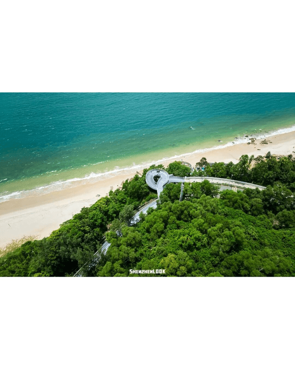 深圳大鵬溪涌薄荷海Citywalk攻略🌊4.35km海岸綠道🚶‍♀️打卡日劇感紅白燈塔