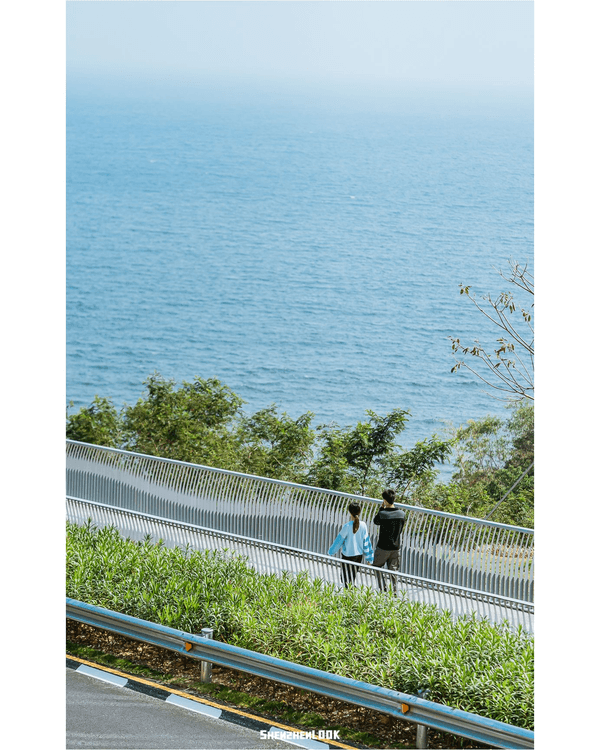 深圳大鵬溪涌薄荷海Citywalk攻略🌊4.35km海岸綠道🚶‍♀️打卡日劇感紅白燈塔
