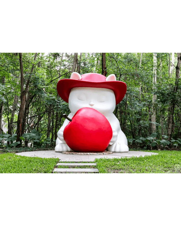 深圳福田園博園4大仙氣打卡Cafe🍎巨型大蘋果+南法莊園下午茶☕️仲有得近距離摸袋鼠！