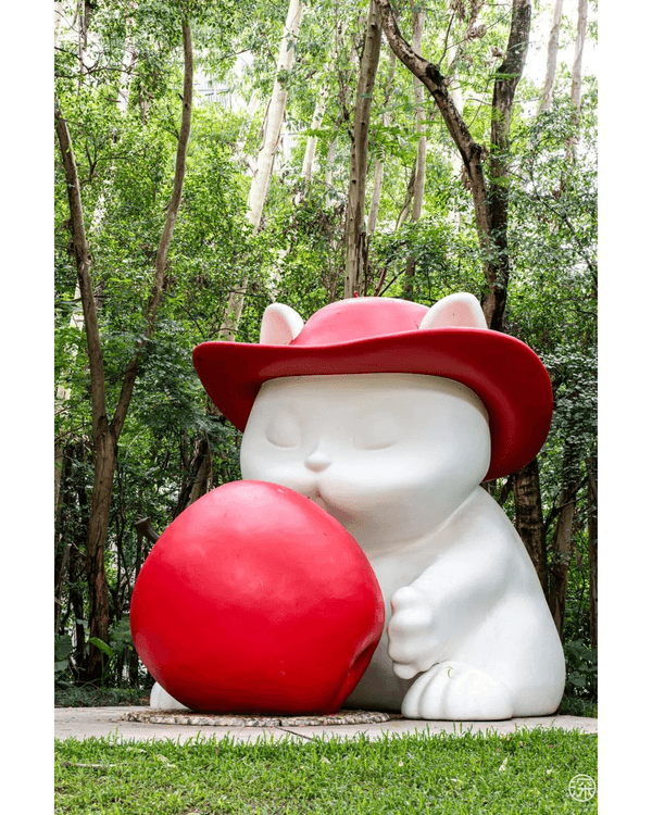 深圳福田園博園4大仙氣打卡Cafe🍎巨型大蘋果+南法莊園下午茶☕️仲有得近距離摸袋鼠！