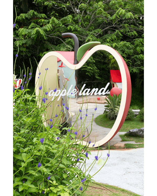 深圳福田園博園4大仙氣打卡Cafe🍎巨型大蘋果+南法莊園下午茶☕️仲有得近距離摸袋鼠！