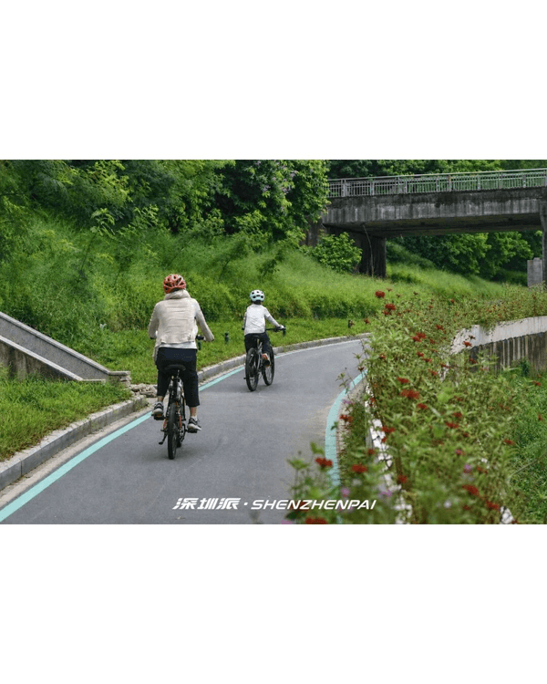深圳新14.2km河畔單車綠道🌿臨河Cafe歎咖啡☕睇濕地公園再打卡百年古墟