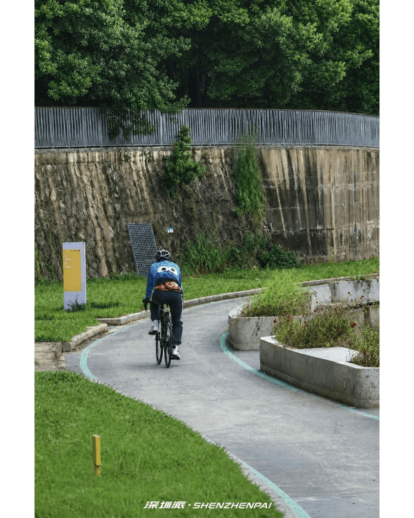 深圳新14.2km河畔單車綠道🌿臨河Cafe歎咖啡☕睇濕地公園再打卡百年古墟