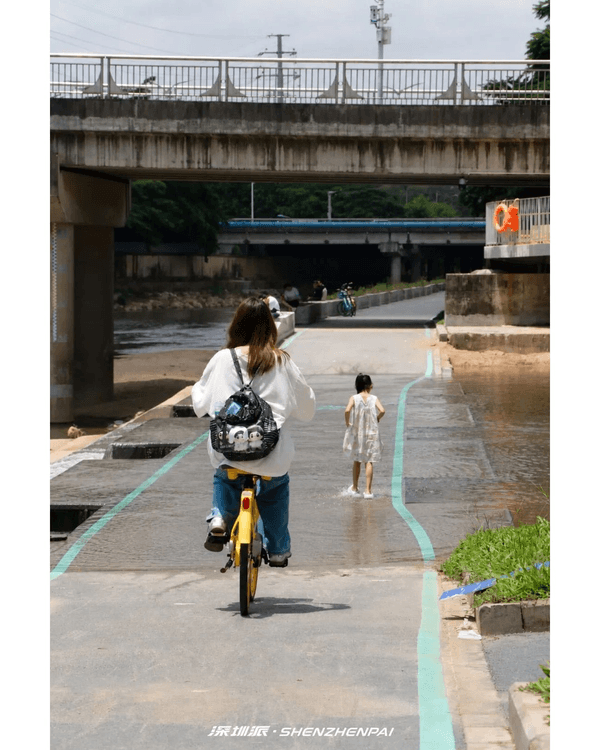 深圳新14.2km河畔單車綠道🌿臨河Cafe歎咖啡☕睇濕地公園再打卡百年古墟