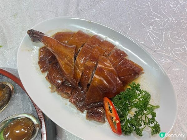 團年必吃！矜貴和味鮑魚伴秋葵 + 招牌明爐極品燒鵝皇
