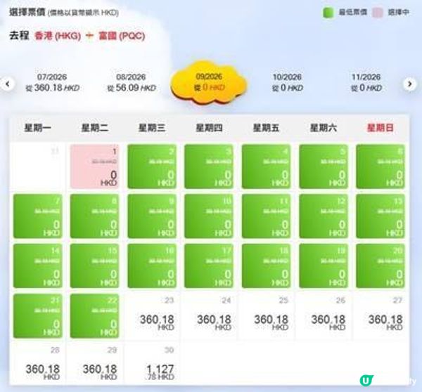 越捷航空 加碼2026下半年HKD 0直飛富國島