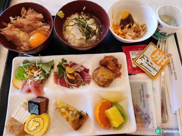 🏆九州No.1 酒店自助早餐 🎏有魚生！超豐富！