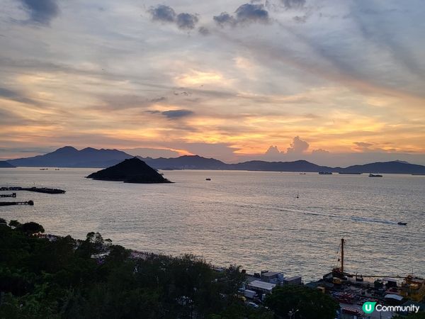 維港美麗夜景，西環日落晚霞，利東街紅?大燈籠