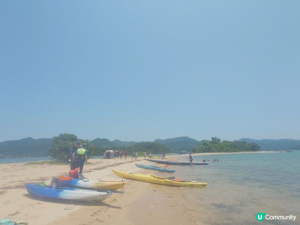 上個禮拜第一次去西貢撐雙人獨木舟，好攰但係開心，上岸仲去咗食...