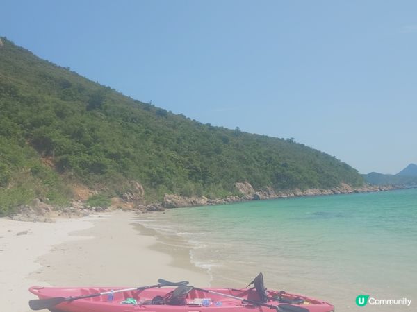 上個禮拜第一次去西貢撐雙人獨木舟，好攰但係開心，上岸仲去咗食...