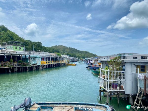 美麗的香港機場，真想飛一轉泰國！遊一遊大澳，心情都愉快！黃昏...