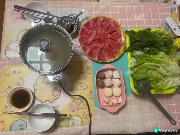 Hotpot at home, so sweet~ than...