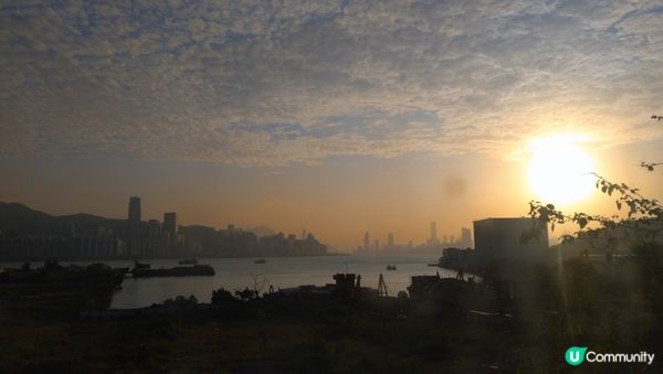 油塘日落，我在維港天氣晴，筲箕灣樹繽紛