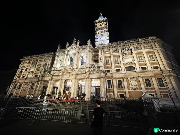 羅馬聖母大殿夜景