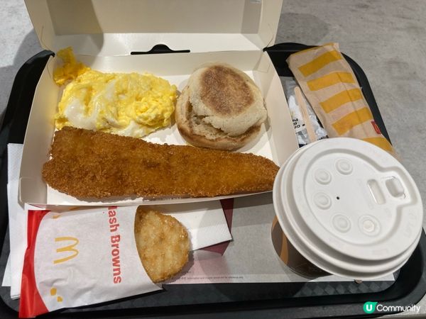 深海狹鱈魚柳精選早晨套餐