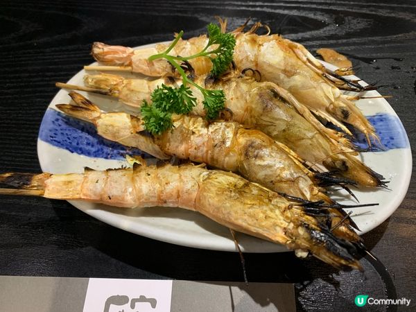 日式炭燒蝦串