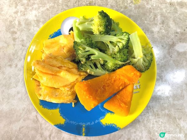 簡單煮簡單調味簡單西蘭花、炒蛋、南瓜