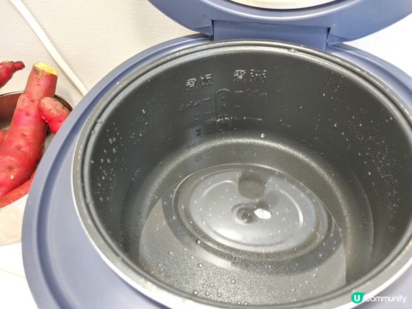 電飯煲快速煮蕃薯