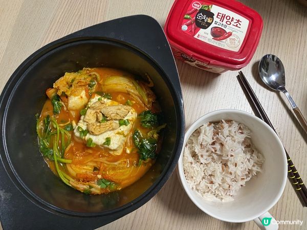 泡菜豆腐雞肉鍋