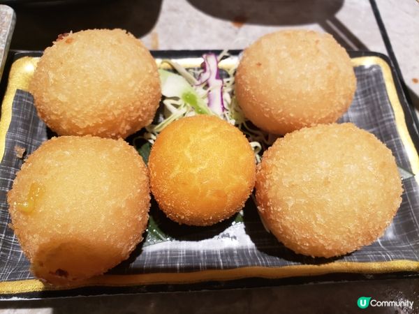 酥炸榴槤麻薯波波