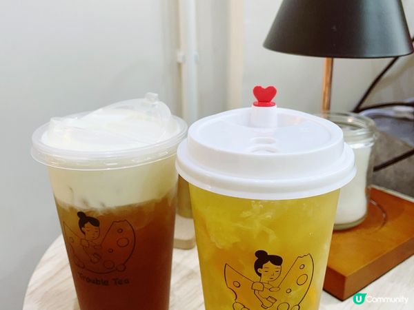 Trouble Tea 特色手搖飲品產品主打健康、少甜。