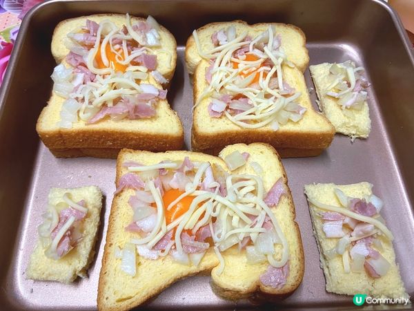 簡單、好味又有營養既蛋多士🤤