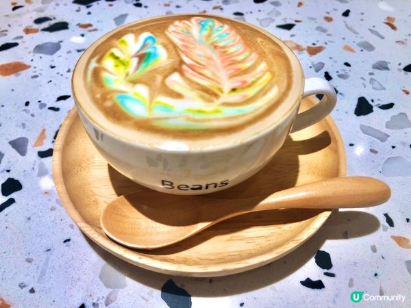 🌈Rainbow Latte @ Beans Cafe 