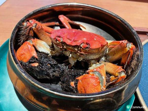 日本北海道石狩川大閘蟹～😆其實唔知啱唔啱時間吃，肉質實淨，都...