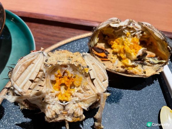 日本北海道石狩川大閘蟹～😆其實唔知啱唔啱時間吃，肉質實淨，都...