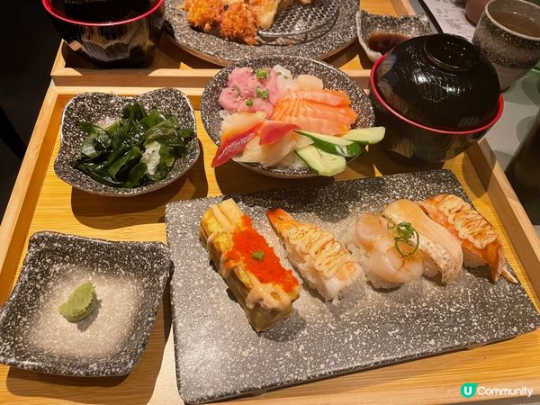 $68 咋， 有刺身飯+火炙壽司，刺身比想像中新鮮，好抵食！...
