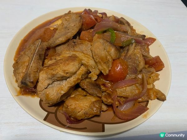 蕃茄洋蔥豬扒酸咪咪最開胃，又好送飯。做法就無咁簡單，多幾個步...