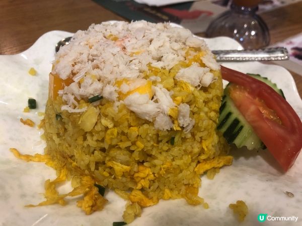 泰式香芒蟹肉炒飯😋