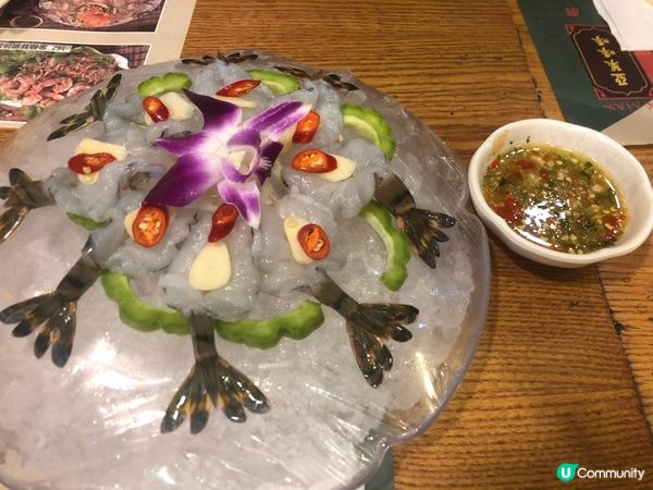 泰式生蝦刺身😋
